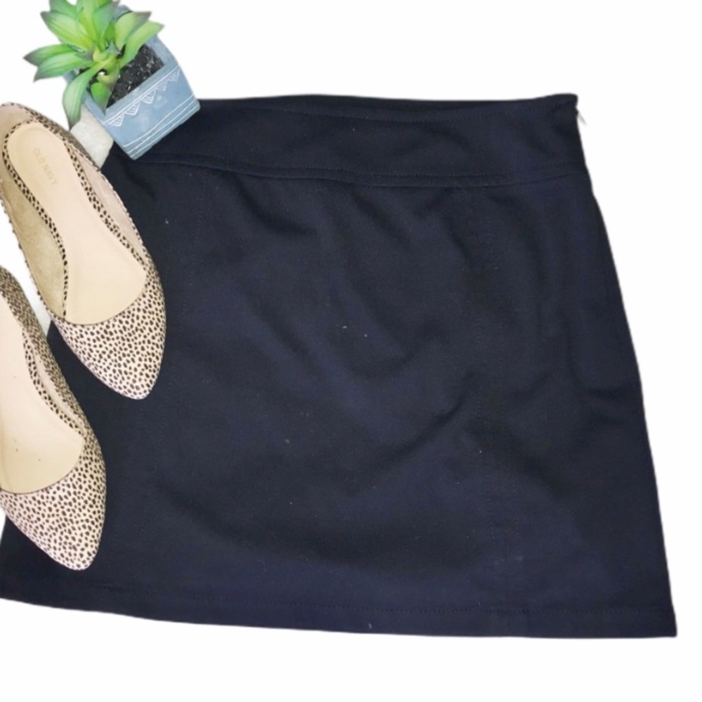 A-Line Black LOFT Skirt